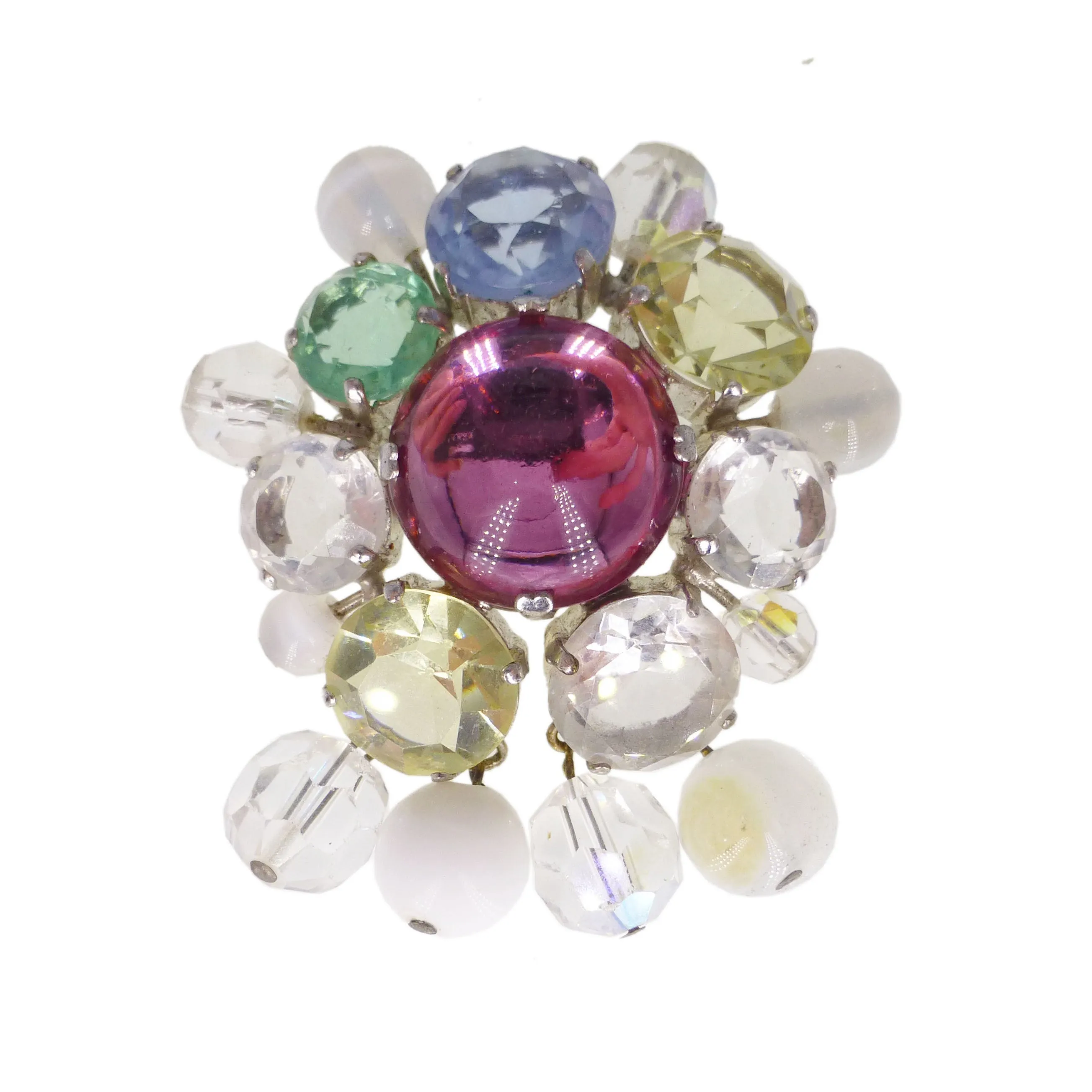 Vintage Christian Dior Paste Glass Bubble Brooch (AF)