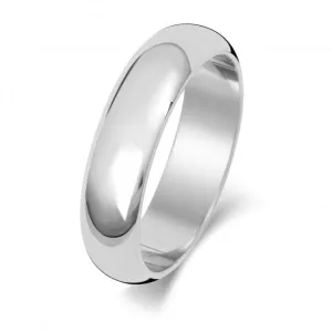 Wedding Band 18K D Shape 5mm-1.45 Wedding  Ring WQ105WM